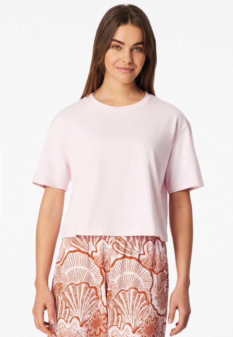Shirt kurzarm Heavy Single Jersey ros\u00e9 - Mix+Relax | SCHIESSER | schiesser.com DE