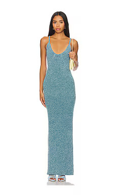 Paris Georgia Knubby Dress in Mixed Blue from Revolve.com | Revolve Clothing (Global)