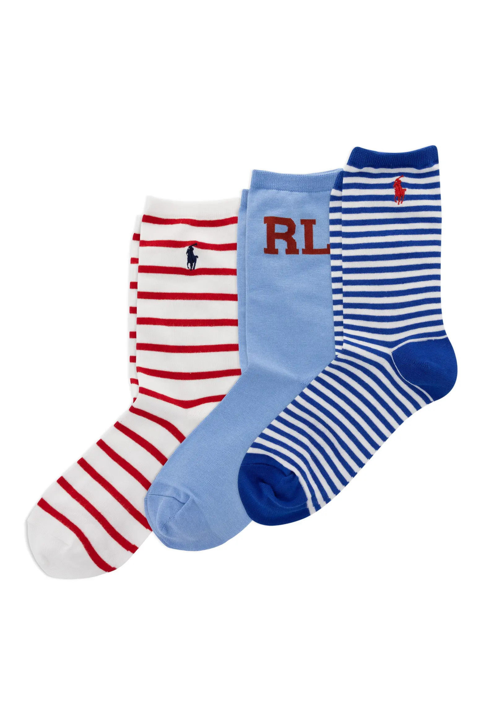 Assorted 3-Pack Crew Socks (Women) | Nordstrom | Nordstrom
