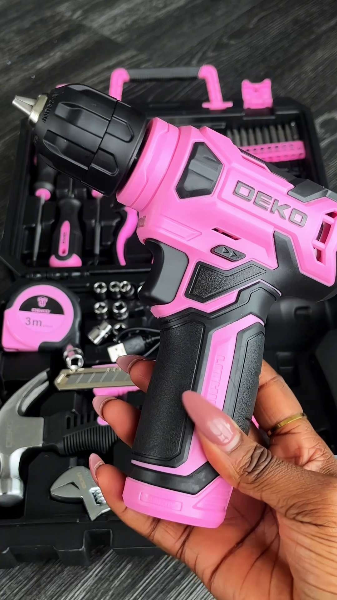 The girly tool box set you need for your DIYs and Moving needs! Cute, functional and durable! Perfect for a gift too!  

 #LTKcanada #LTKgiftguide