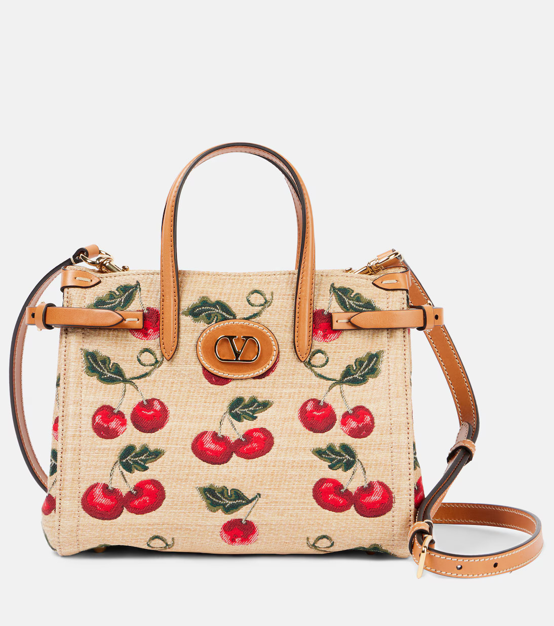 Antibes Cherryfic Small jacquard tote bag | Mytheresa (US/CA)