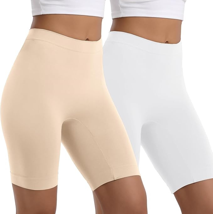 INNERSY Women's Slip Shorts for Under Dresses High Waisted Summer Shorts 3-Pack | Amazon (US)