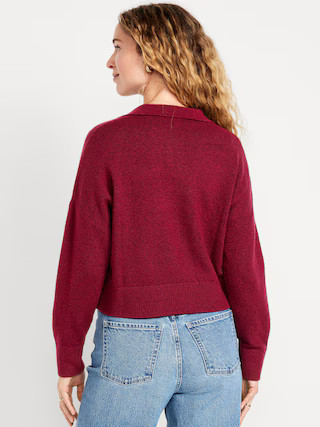 SoSoft Cropped Polo Sweater | Old Navy (US)