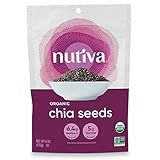 Nutiva Organic Premium Raw Black Chia Seeds, 6 Oz, USDA Organic, Non-GMO, Whole 30 Approved, Vegan,  | Amazon (US)