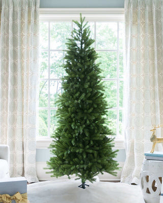 9' King Fraser Fir Slim Artificial Christmas Tree Unlit | King of Christmas
