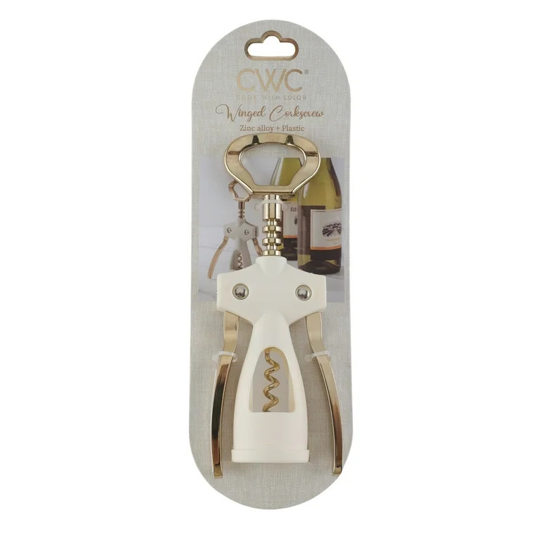 Cook with Color Winged Corkscrew – Easy Leverage Wine Bottle Opener | Walmart (US)