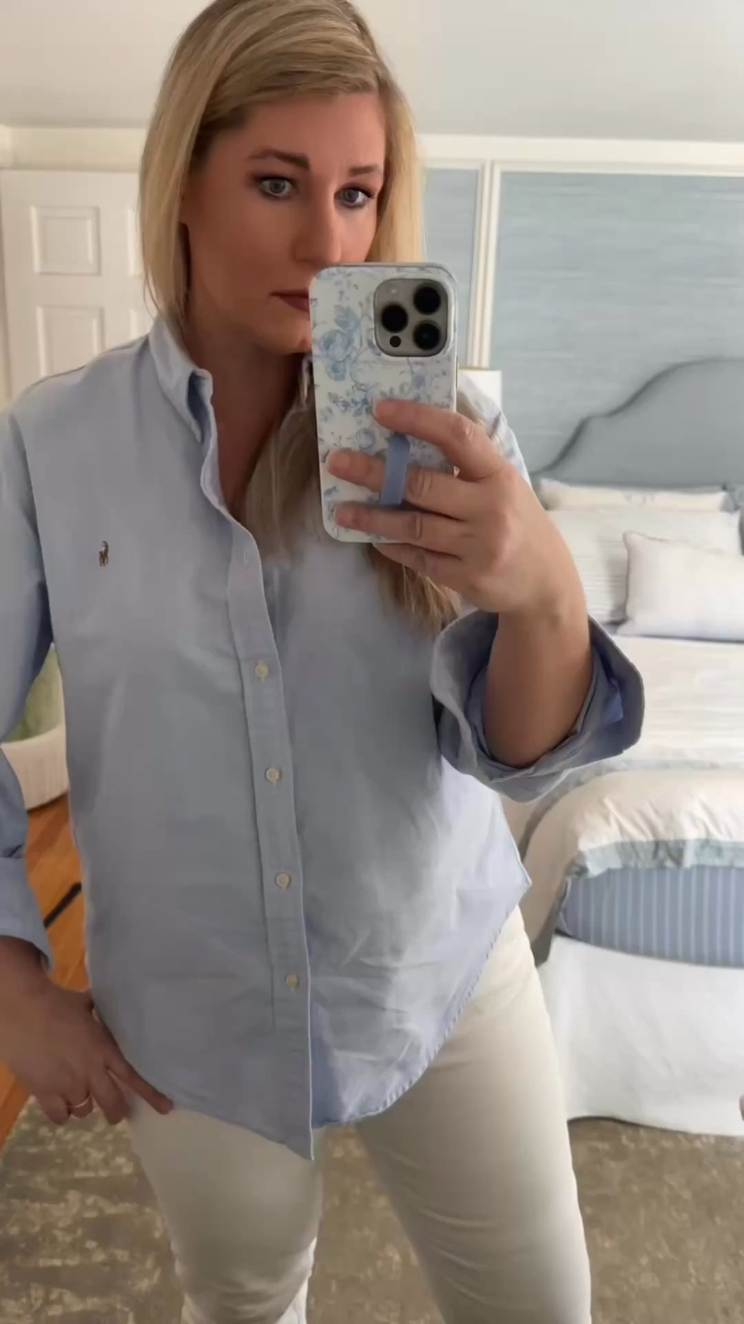 Cotton RL Oxford for spring

#LTKootd #LTKOver40 #LTKspringtrends