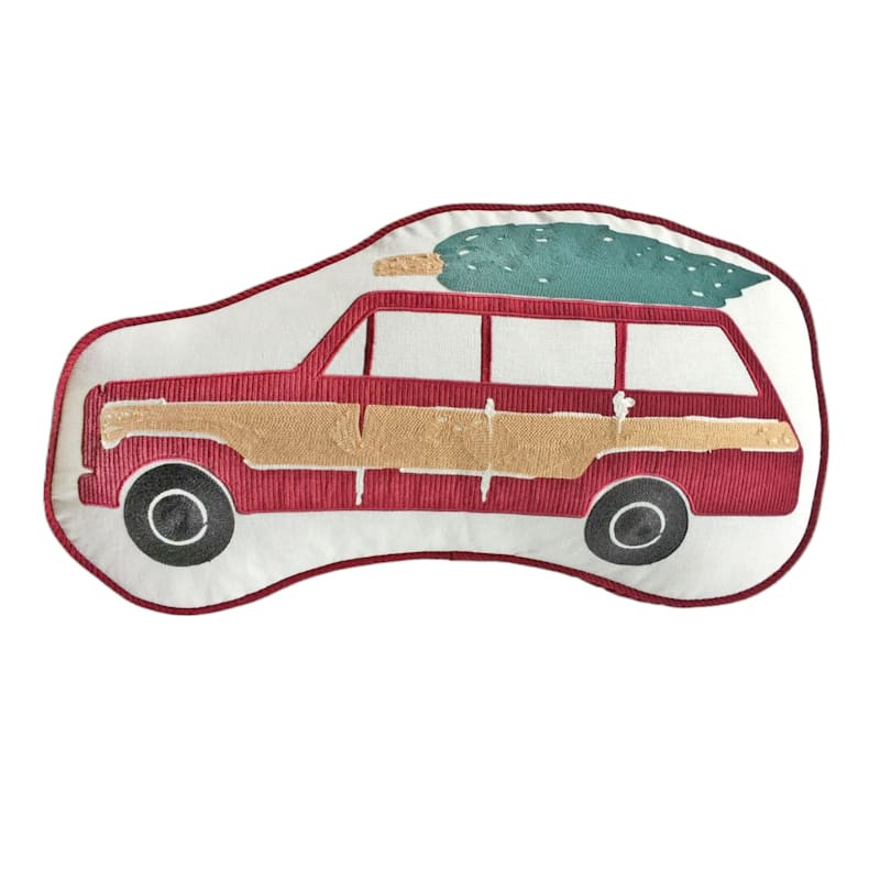 Christmas Tree Car Throw Pillow, 14x24 | At Home