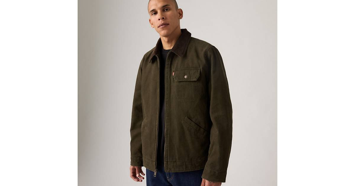 Cotton Canvas Depot Jacket With Blanket Lining | Levi's US
