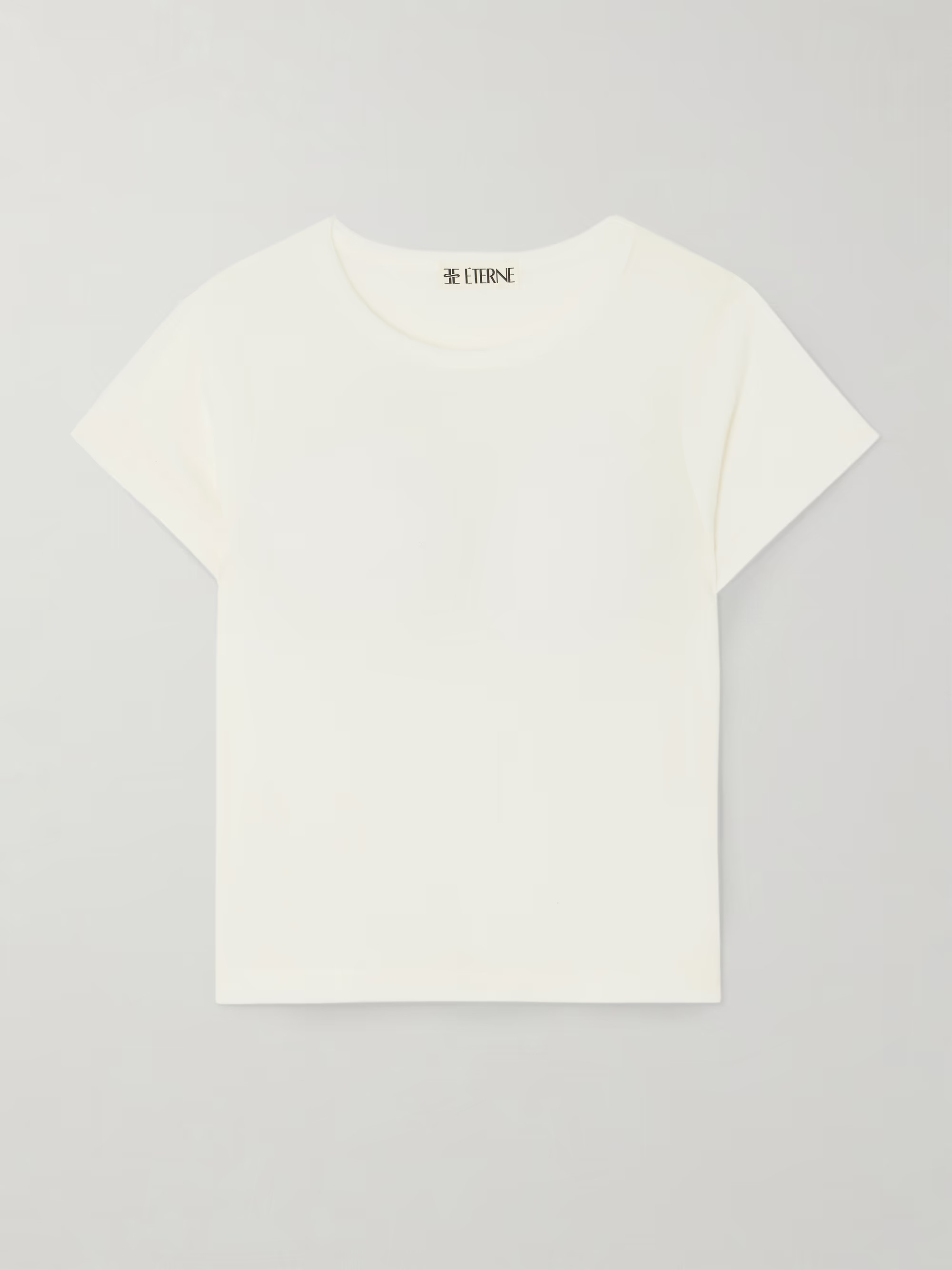 Short Sleeve Baby Tee cropped cotton and modal-blend jersey T-shirt | NET-A-PORTER (UK & EU)