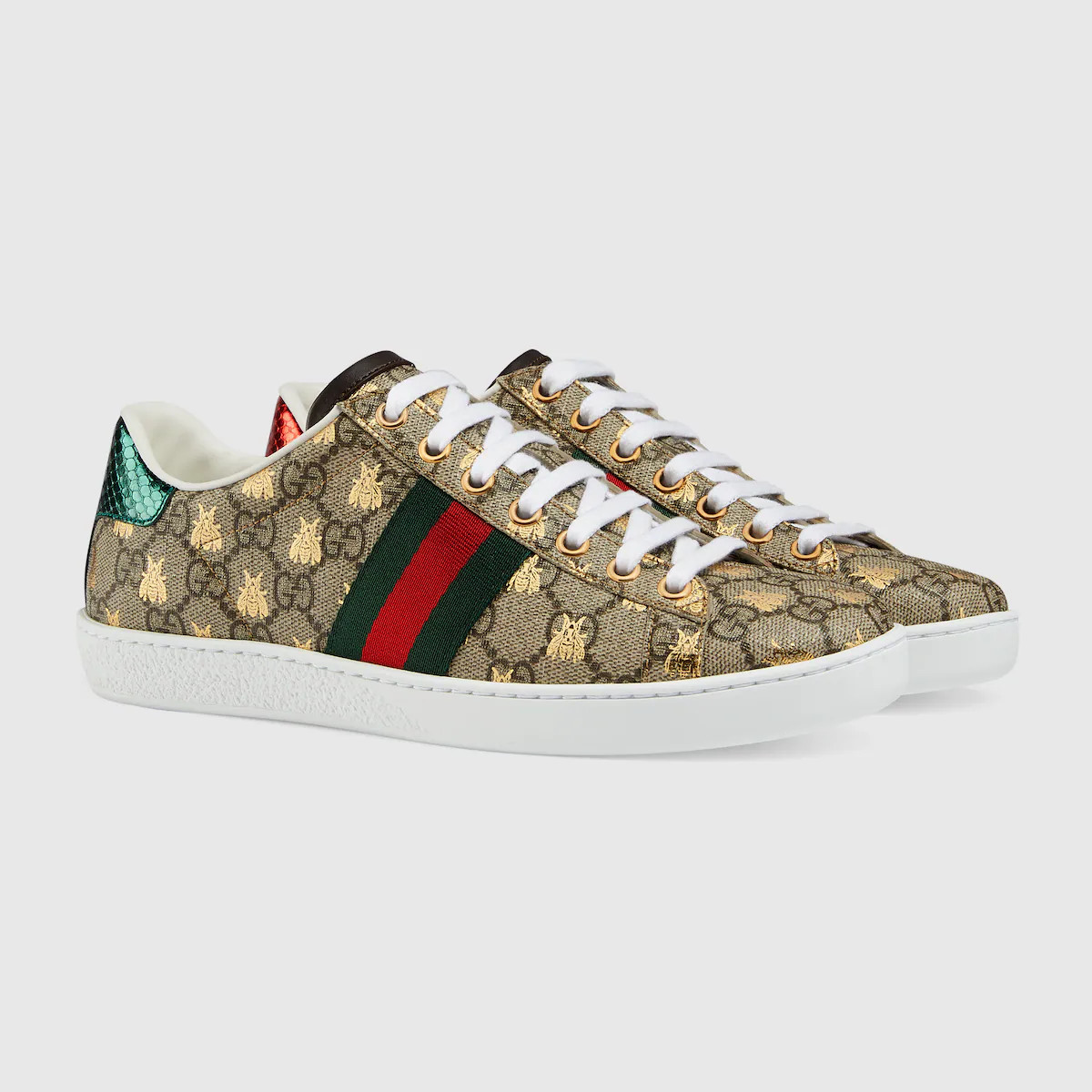 Women's Ace GG Supreme sneaker with bees | Gucci (US)