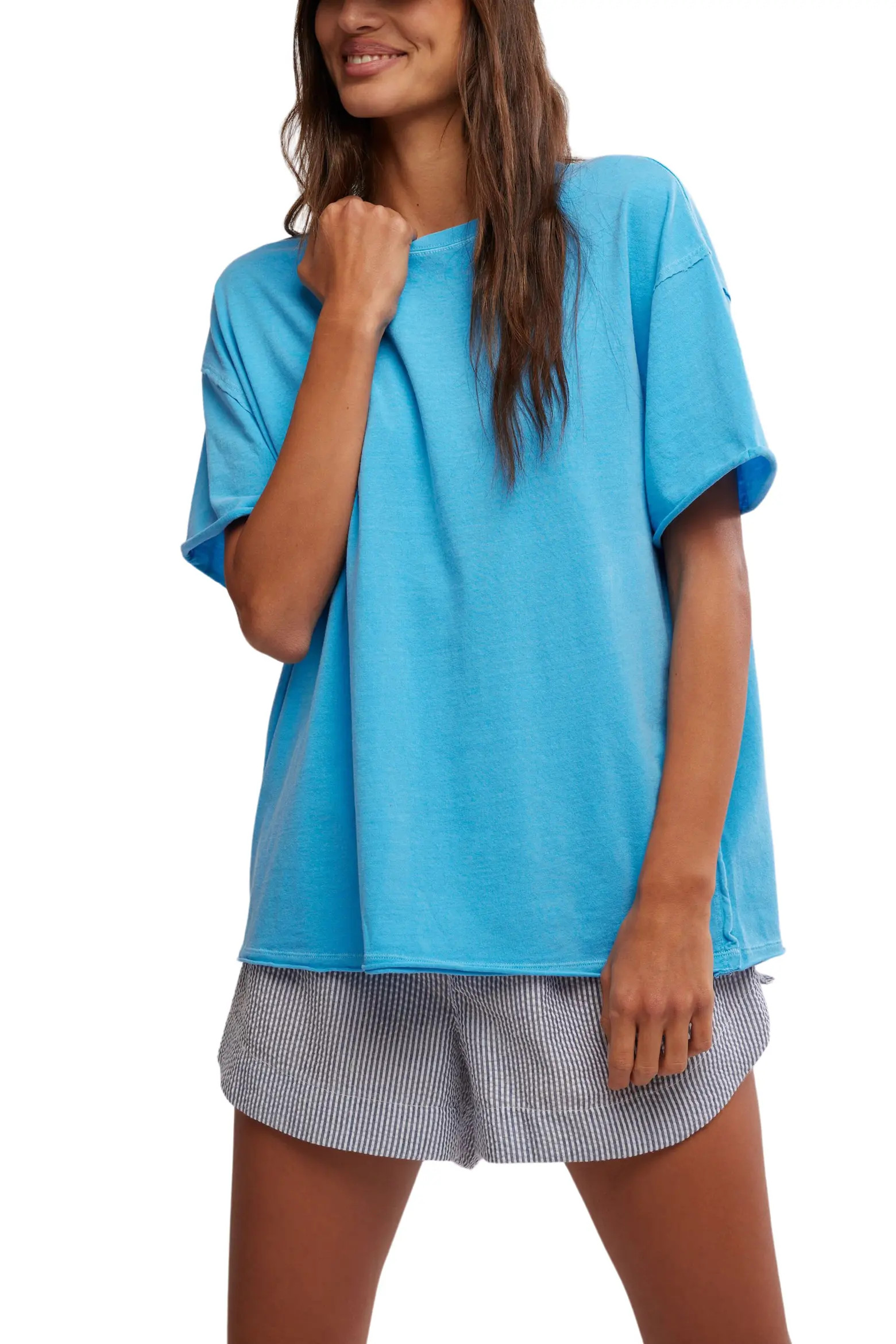 Nina Crewneck Cotton T-Shirt (Women) | Nordstrom | Nordstrom