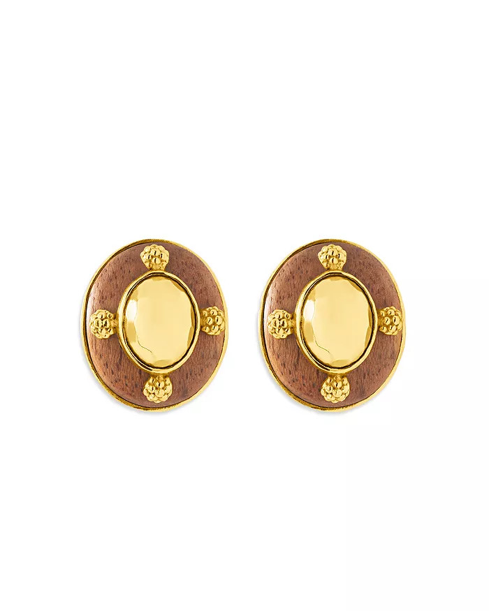 Gaia Teak Hammered Style Stud Earrings | Bloomingdale's (US)