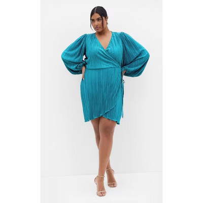 CITY CHIC | Women's Plus Size Kira Dress - jade - 24W | Target