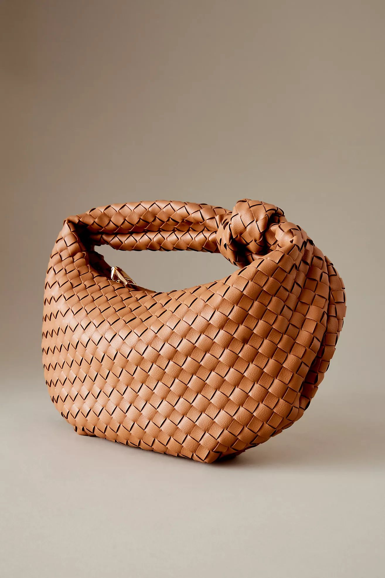 Melie Bianco Larissa Woven Faux-Leather Shoulder Bag | Anthropologie (UK)