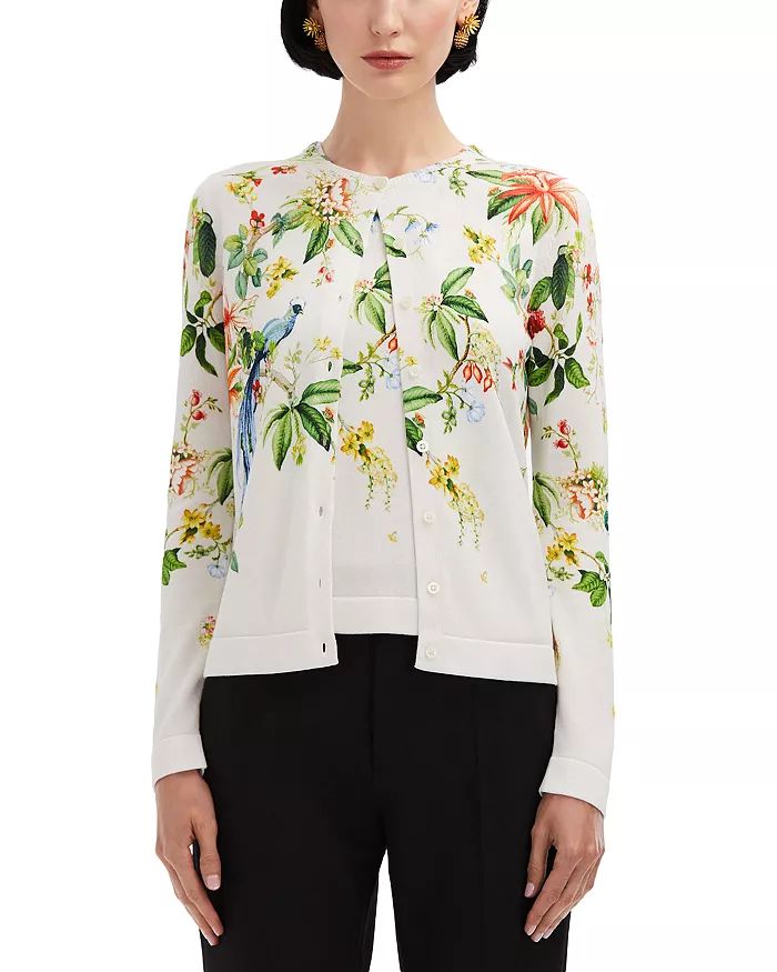 Floral Print Knit Cardigan | Bloomingdale's (US)