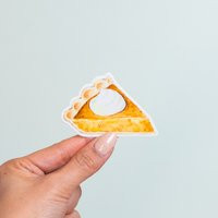 Pumpkin Pie Sticker, Fall Vinyl Autumn Stickers, Cute Stickers | Etsy (US)