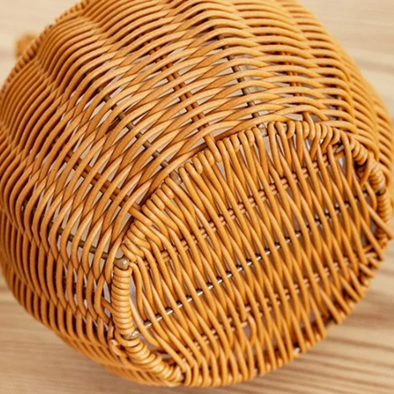 Chiccall Easter Decorations, Imitation Rattan Handheld Flower Easter Basket, Rabbit Ears Paper Ro... | Walmart (US)