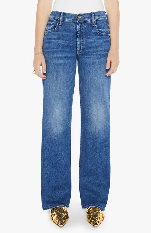 MOTHER The Maven Sneak Wide Leg Jeans in Over The Top at Nordstrom, Size 27 | Nordstrom