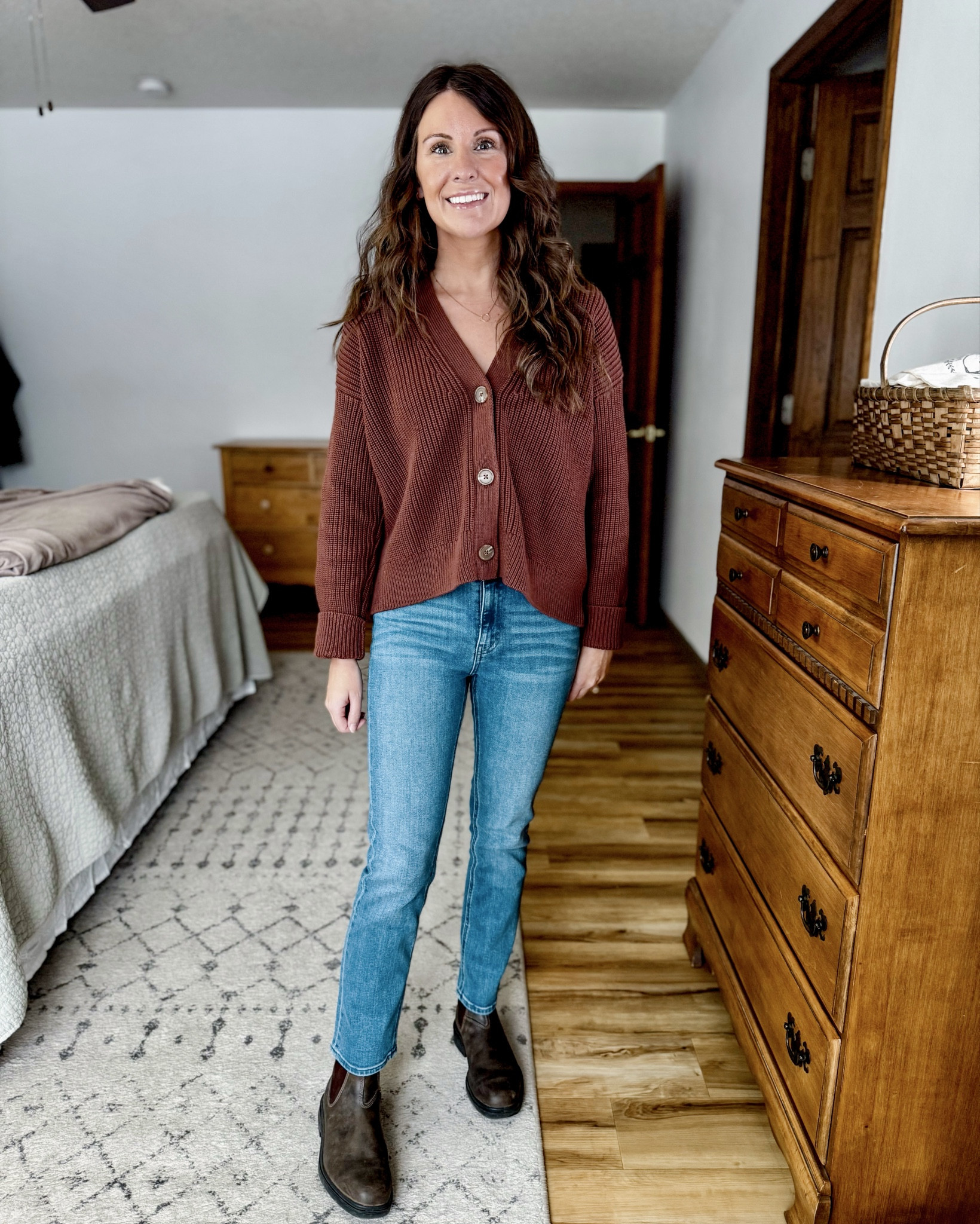 use INFG-25MARISSA10  for 10% off your first order from Quince (new customers only!)

size 24 in the 26” inseam in these Luna Straight jeans and size xs in this redwood brown cotton cardigan. 
 
#quincedenim #quincetryon #cashmeresweater #cottonsweater #cashmerecardigan #cottoncardigan #quincesweater 

#LTKPetite #LTKFindsUnder50 #LTKgrwm