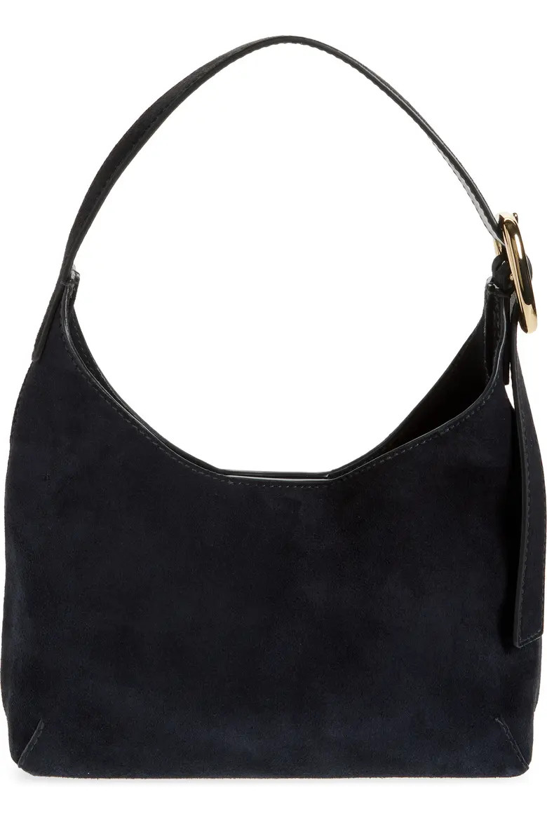 Madewell The Sculptural Buckle Suede Shoulder Bag (Women) | Nordstromrack | Nordstrom Rack