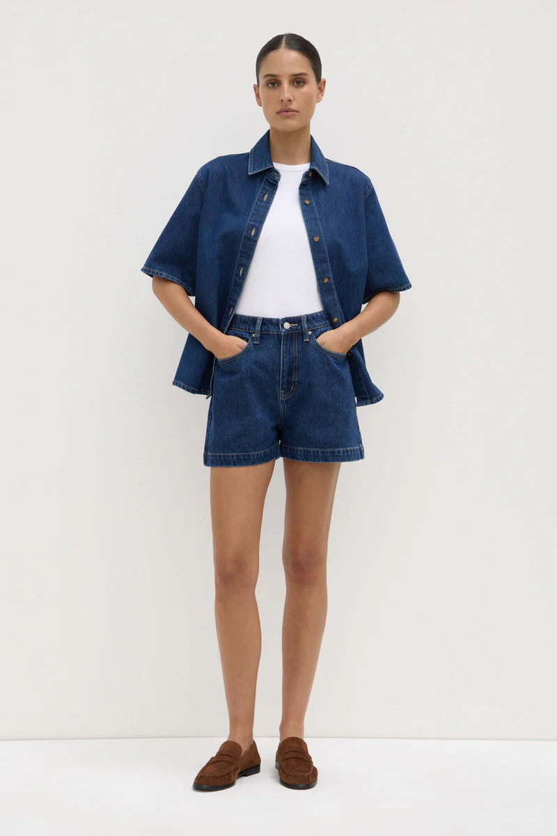 Boxy Denim Short | Assembly Label (AU)