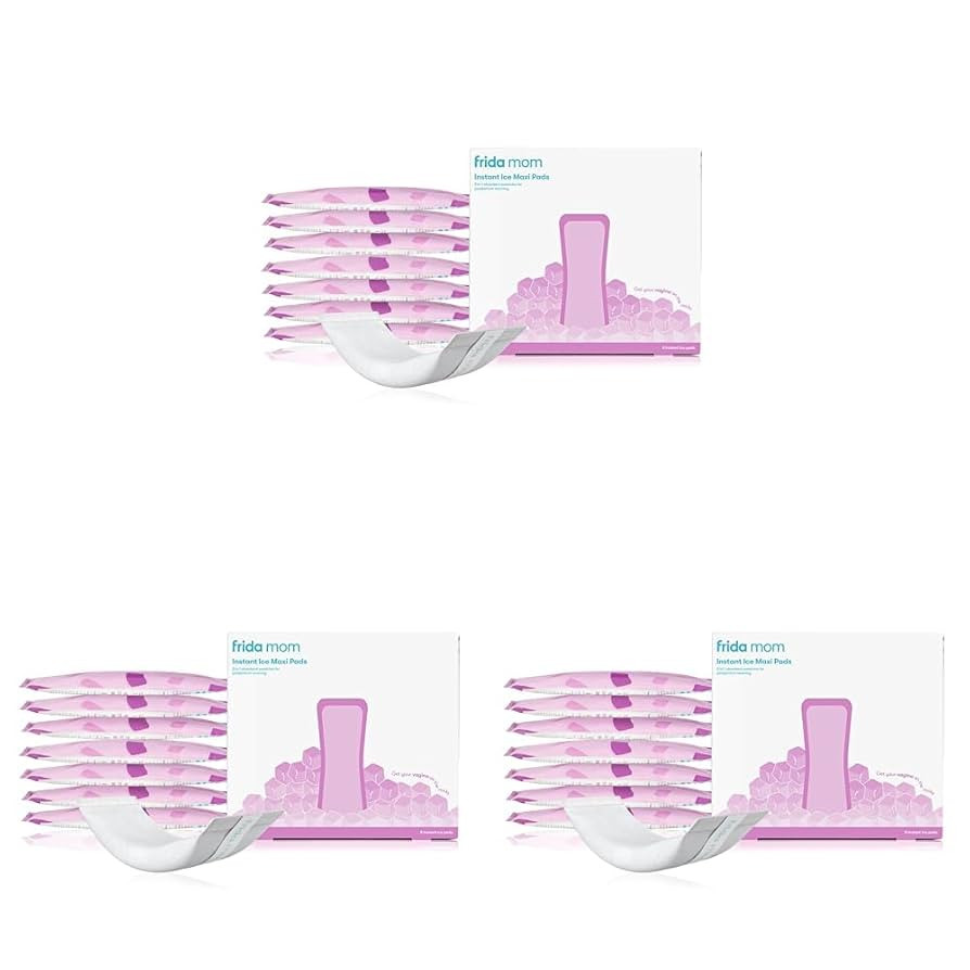 Frida Mom 2-in-1 Postpartum Pads, Absorbent Perineal Ice Maxi Pads, Instant Cold Therapy Packs an... | Amazon (US)