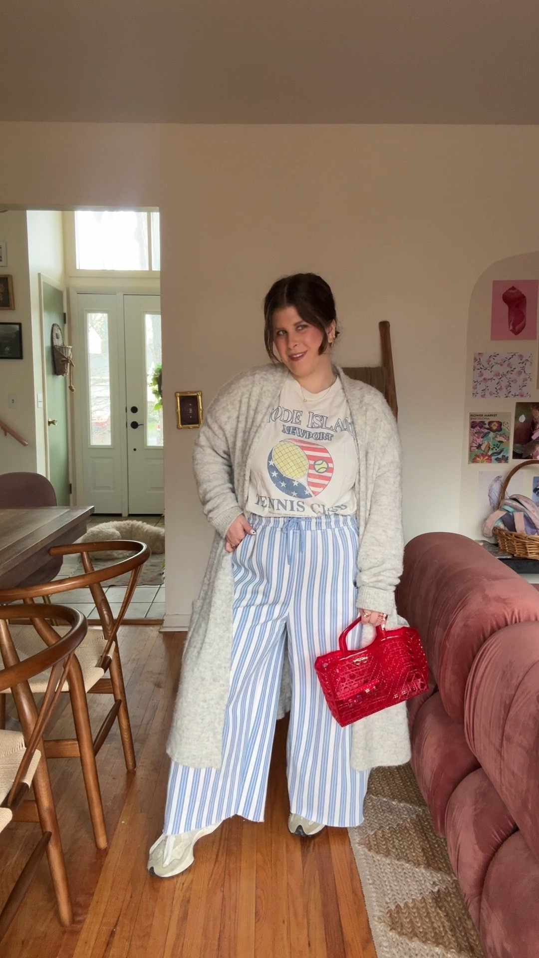 Rainy day cozy outfit. Wide leg pants 



#LTKootd #LTKPetite #LTKgrwm