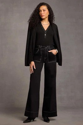 Mia Palazzo Jeans - Black | NYDJ