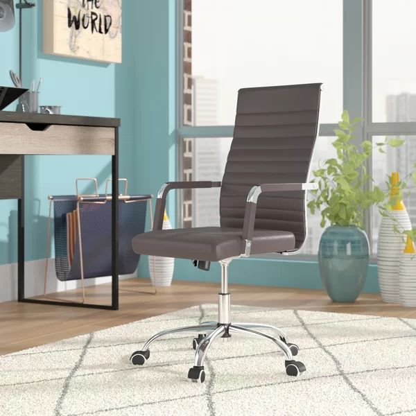 Renda Mid-Back Ribbed Conference Chair | Wayfair North America
