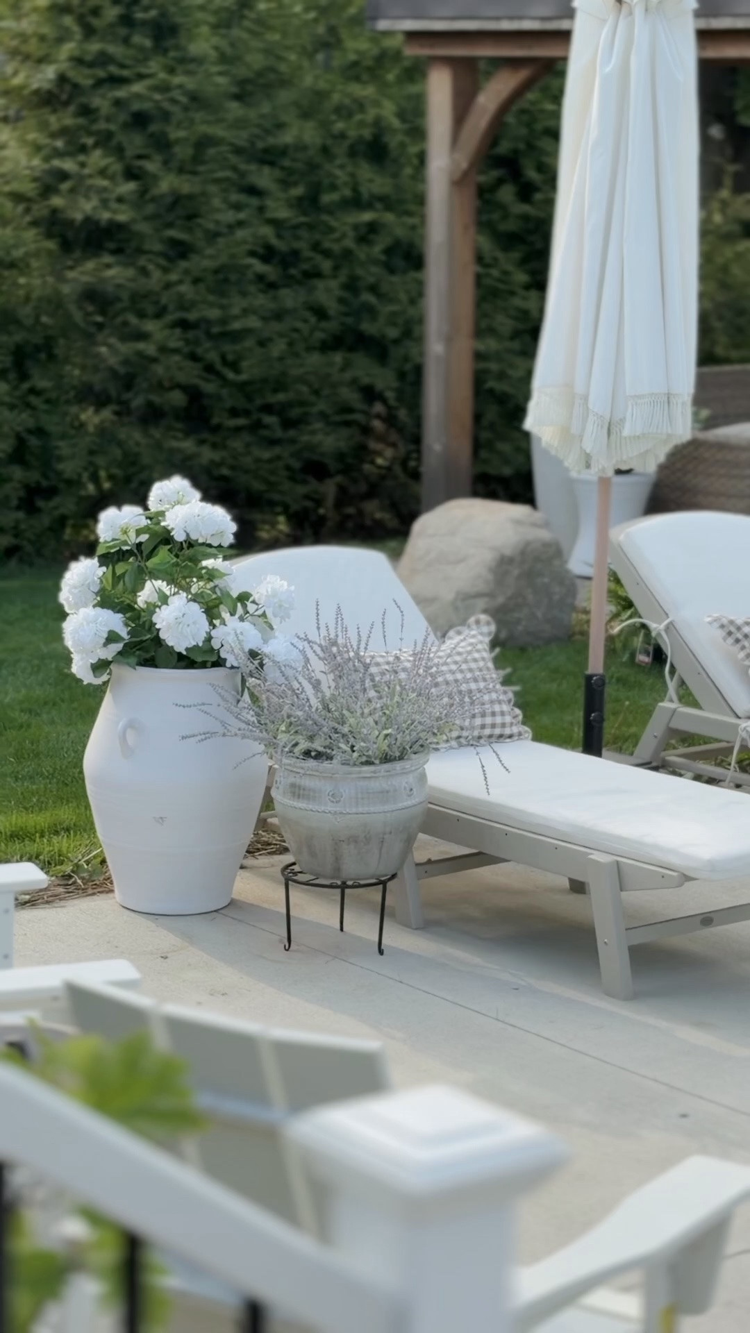 Outdoor chaise lounge chairs. I’ve had these lounge chairs and cushions for 3 years and they still look brand new!

#LTKHome #LTKSeasonal