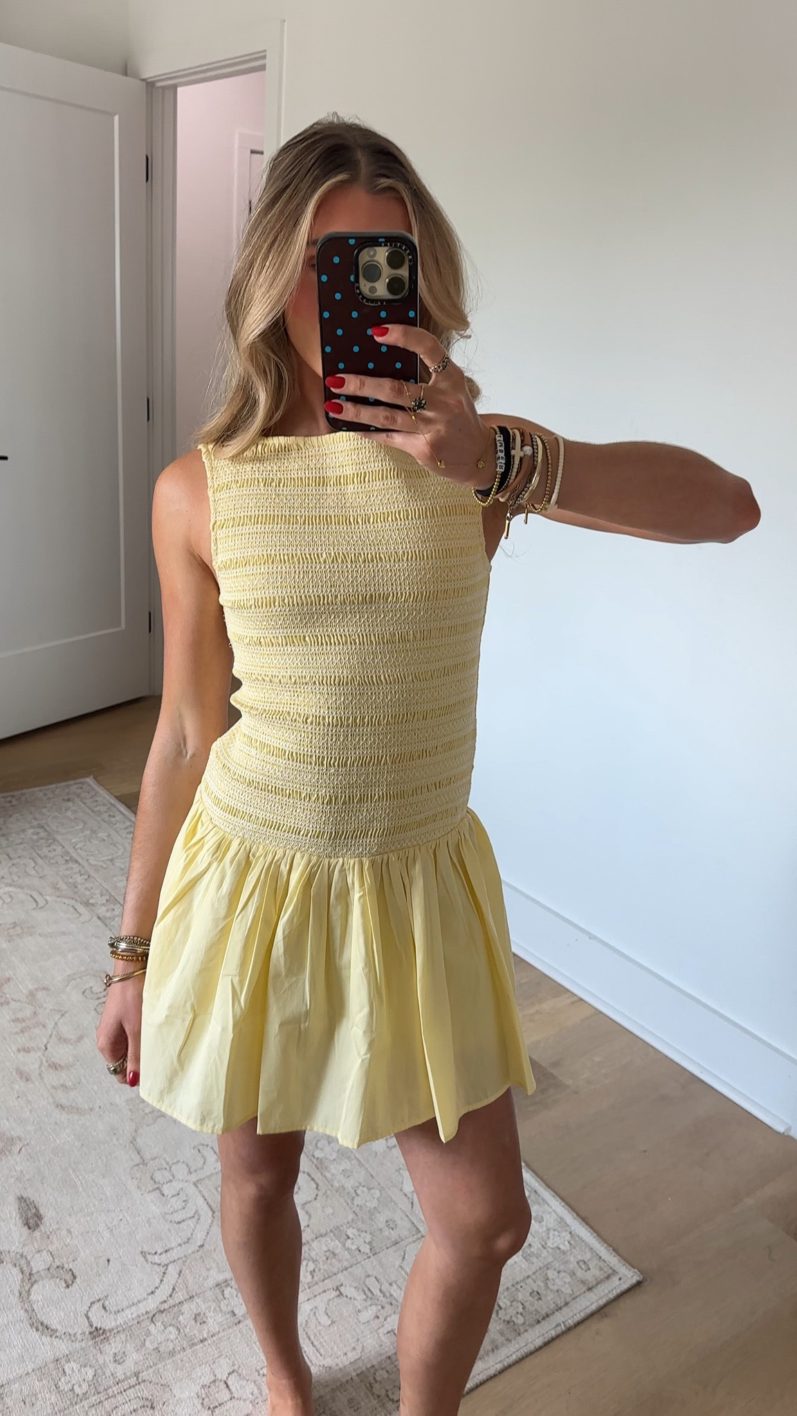 @abercrombie size xs A&F Sydney Smocked Slash Skort

Flattering mini skort in our soft poplin fabric and fit-and-flare silhouette. Features a dropped waist with a flowy skirt, a slash neckline, smocked bodice and built-in shorts.

#LTKootd #LTKSaleAlert #LTKdayinmylife