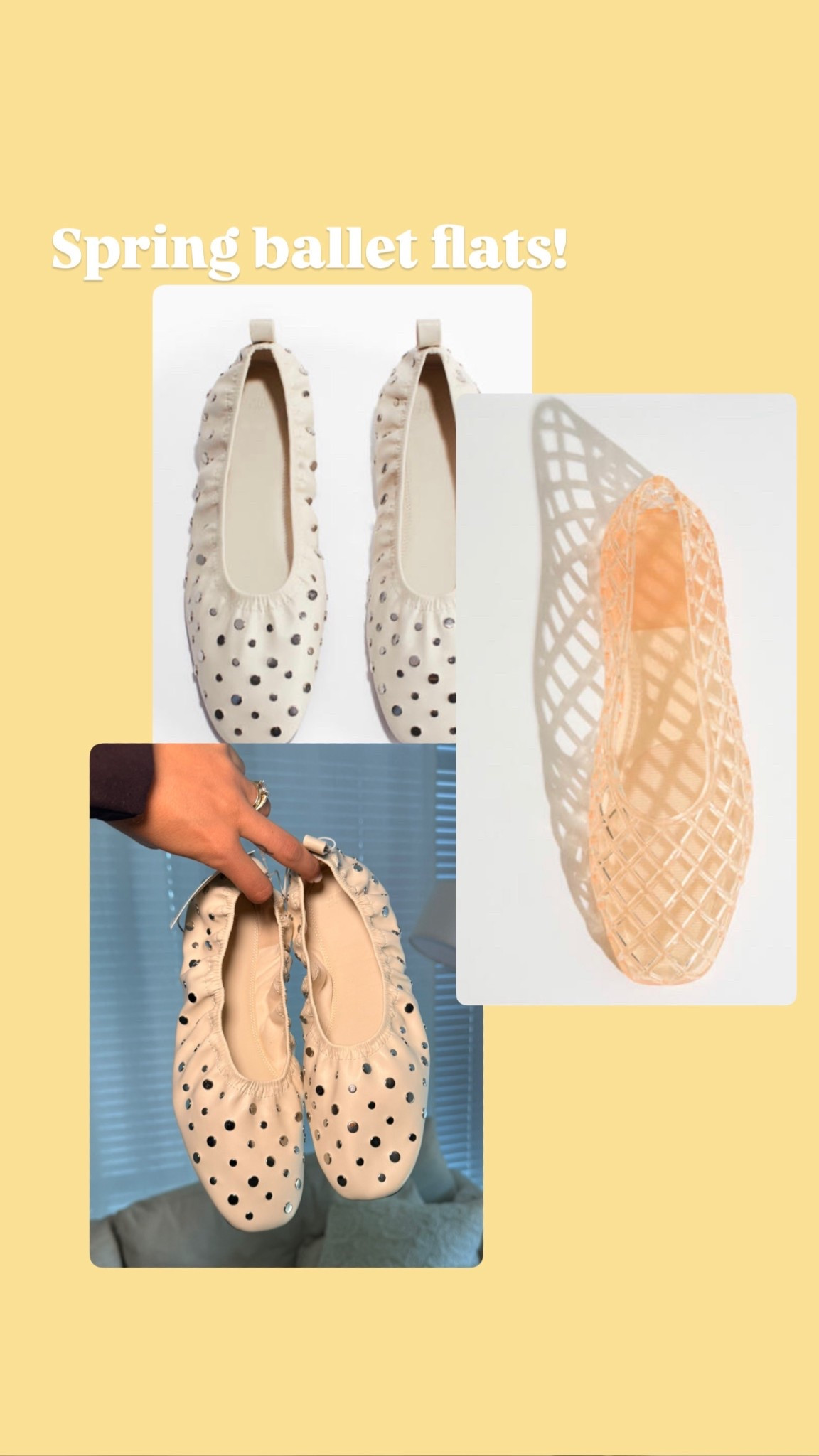 The cutest ballet flats! Size down a whole size in the jelly flats!!!

#LTKSaleAlert #LTKootd