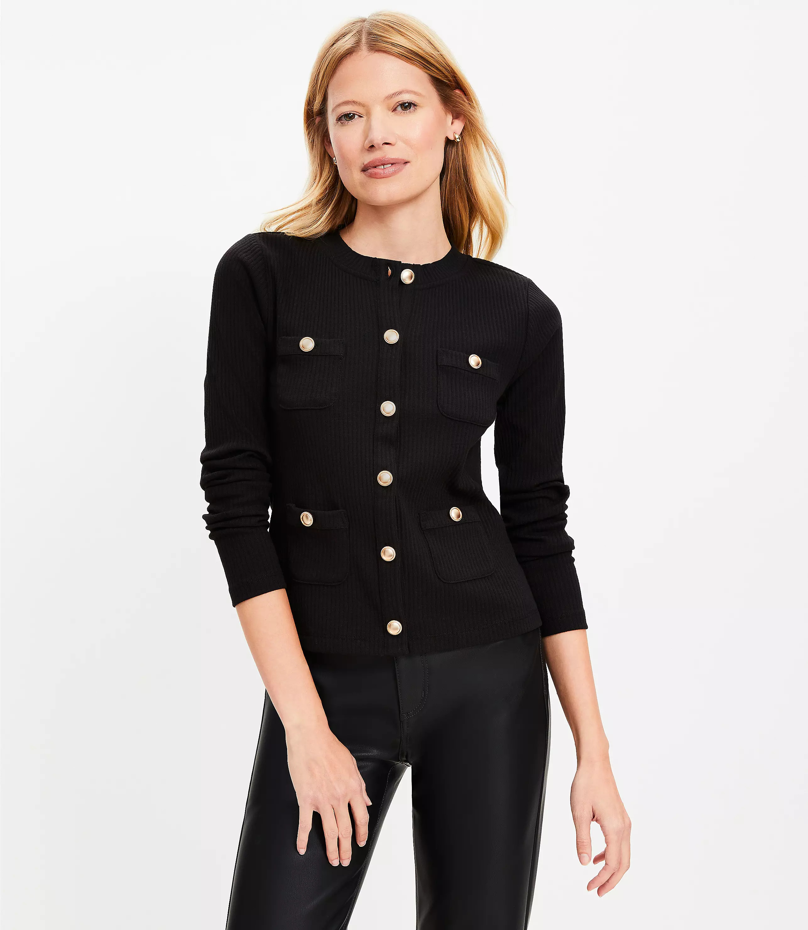 Pocket Cardigan Top | LOFT