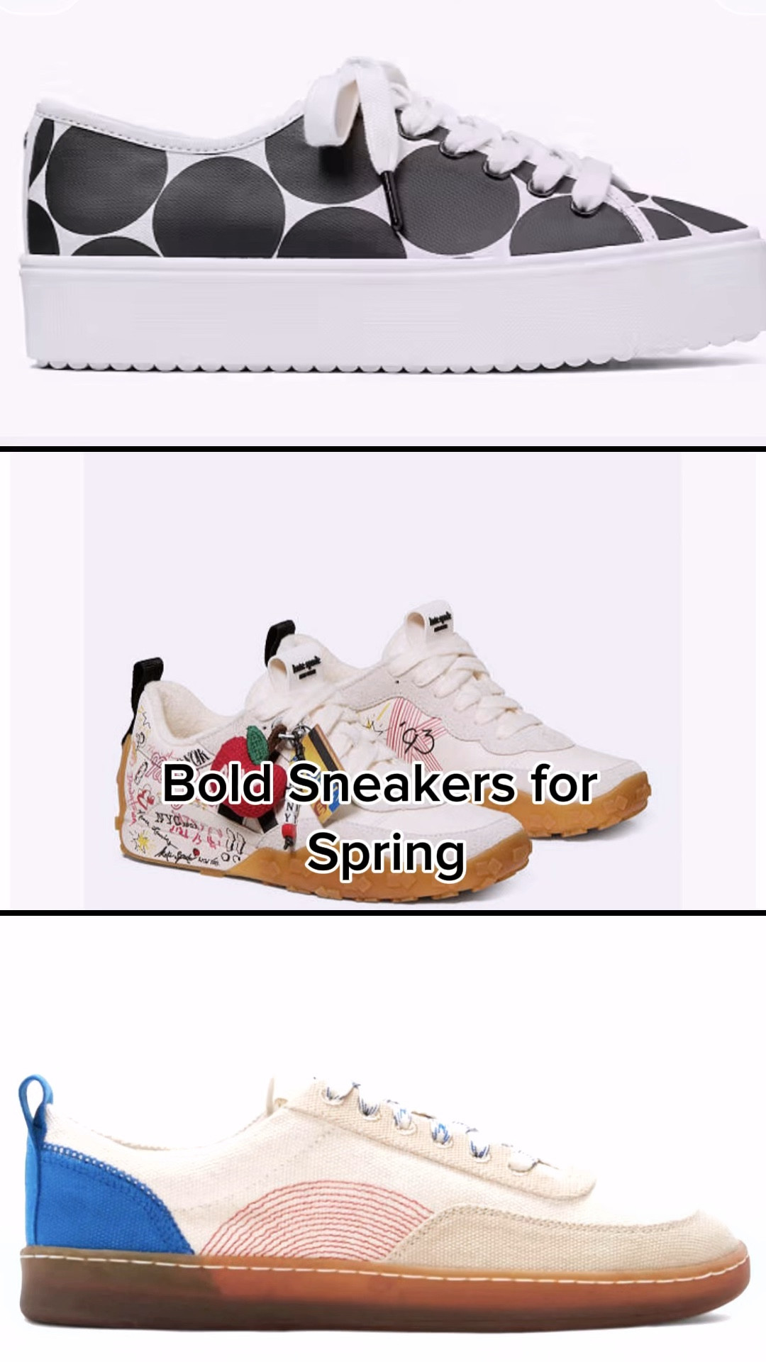 Make a bold statement this Spring with colorful sneakers! Comfort and style, the perfect combination  

#LTKTravel #LTKOver40 #LTKActive