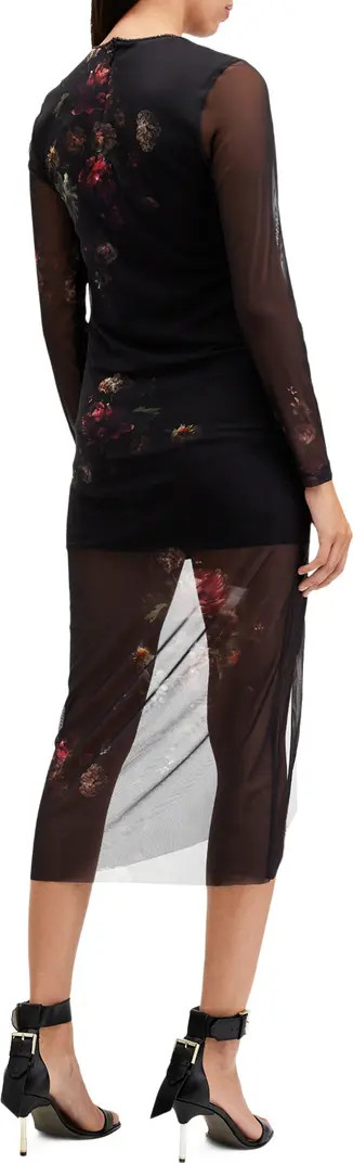 Nora Floral Sparkle Long Sleeve Dress | Nordstrom Rack