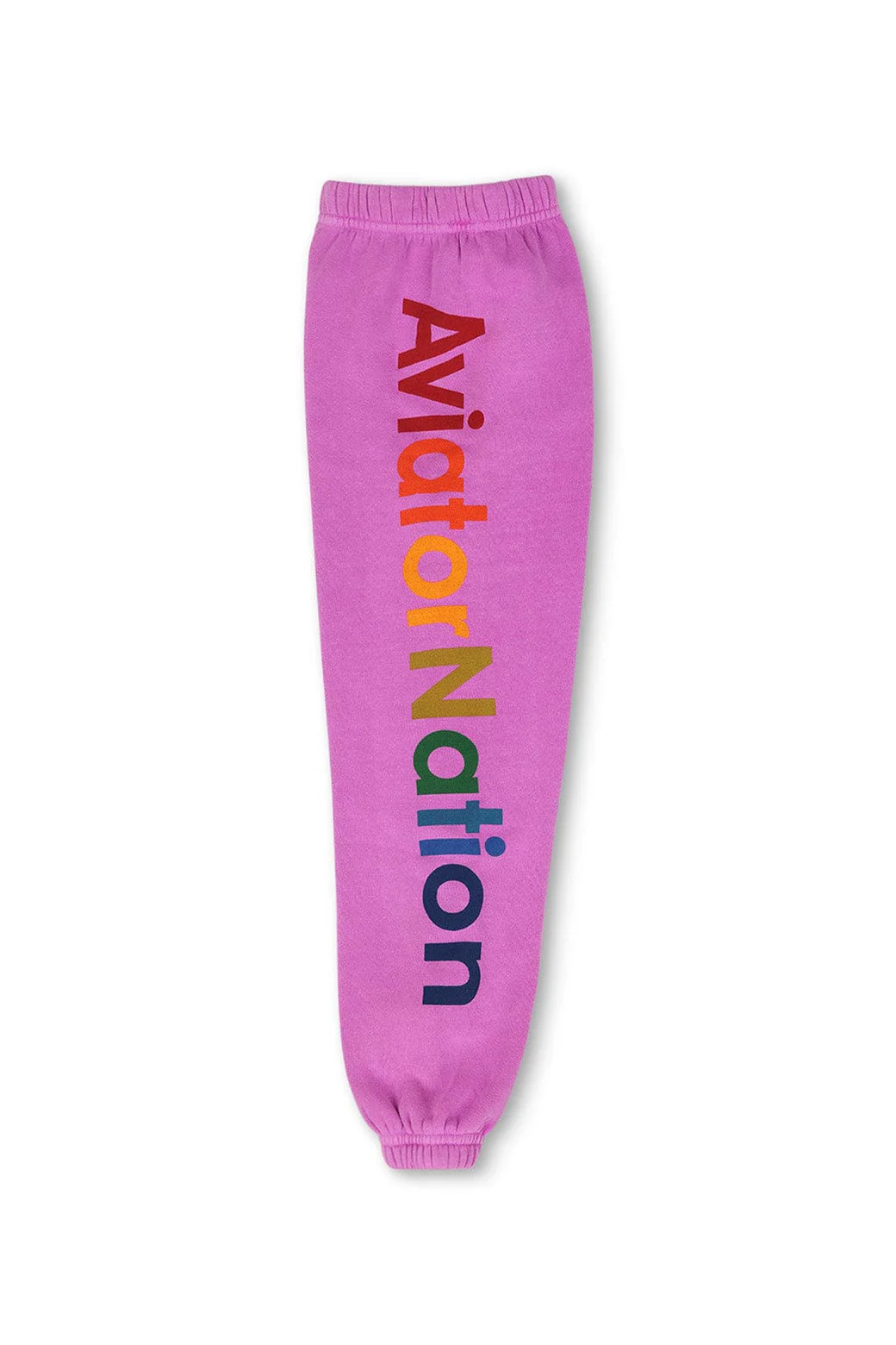 KID'S AVIATOR NATION SWEATPANTS - NEON PURPLE | Aviator Nation