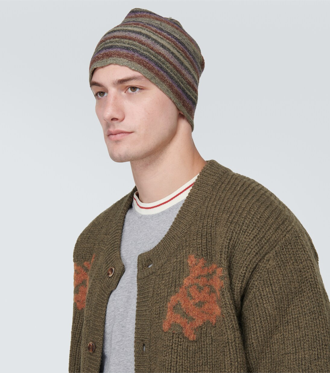 Striped virgin wool beanie | Mytheresa (INTL)