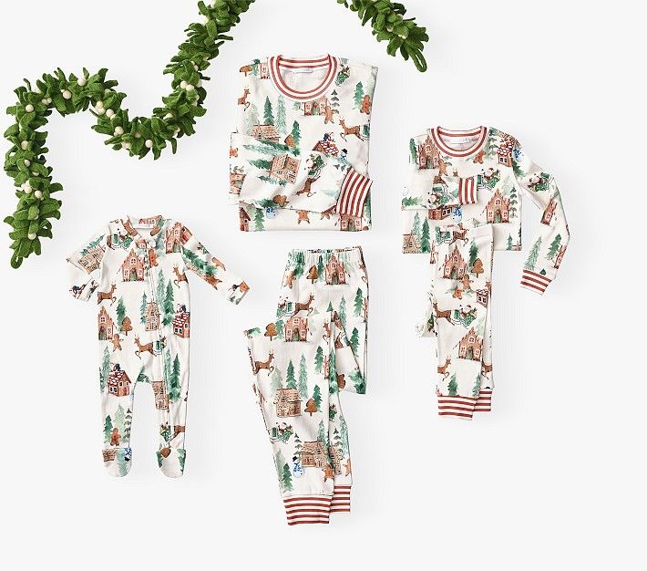 Gingerbread Family Pajama Collection | Pottery Barn Kids