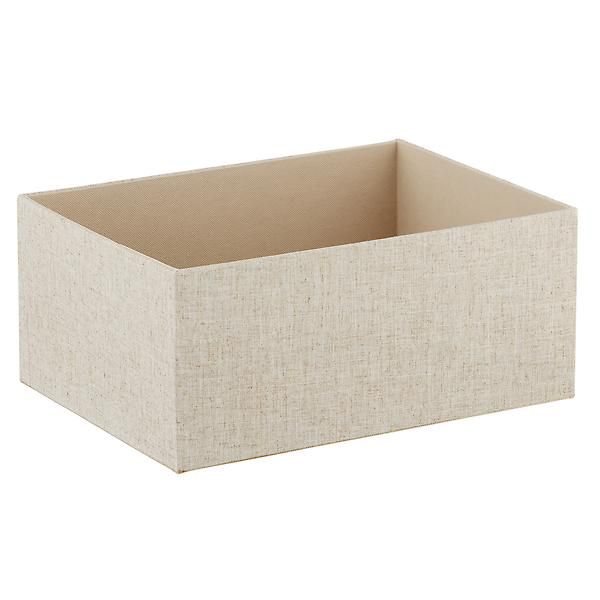 Cambridge Storage Bin Linen | The Container Store