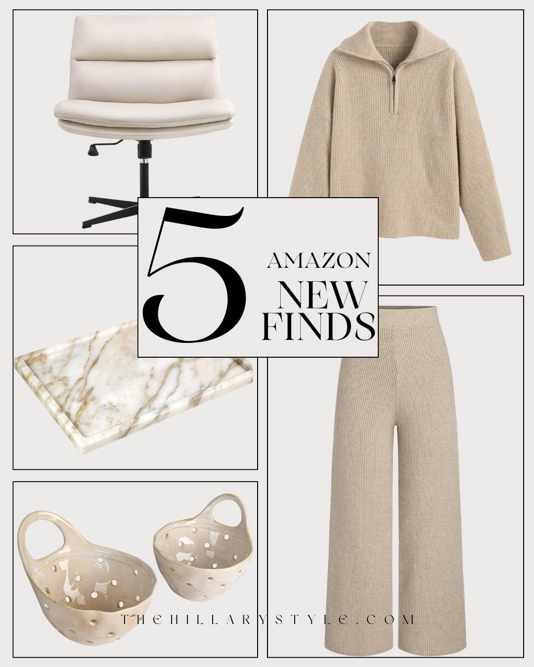 AMAZON NEW FINDS — ELEVATED EVERYDAY FAVORITES! These Amazon new finds are the kind of pieces I’m always excited to add to my storefront. Soft neutrals, cozy textures, and clean-lined home accents that make everyday life feel a little more elevated. Practical, stylish, and easy to mix into what you already own.

#Amazon #TheHillaryStyle #AmazonNewFinds #NeutralHome #ModernStyle #EverydayEssentials #AffordableStyle #HomeAndFashion #CleanAesthetic 

 #LTKselfcare #LTKU #LTKOver40