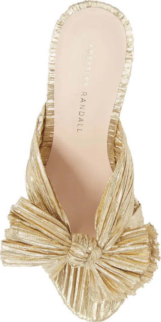 Penny Knotted Lamé Sandal (Women) | Nordstrom