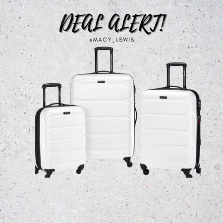 My favorite luggage brand has this set on a super sale right now!! Going on your next vacation and tired of the same weak, soft-sided, black luggage that looks like everyone else's? You NEED these for your next trip. The perfect suit case! 

#LTKtravel #LTKsalealert #LTKitbag