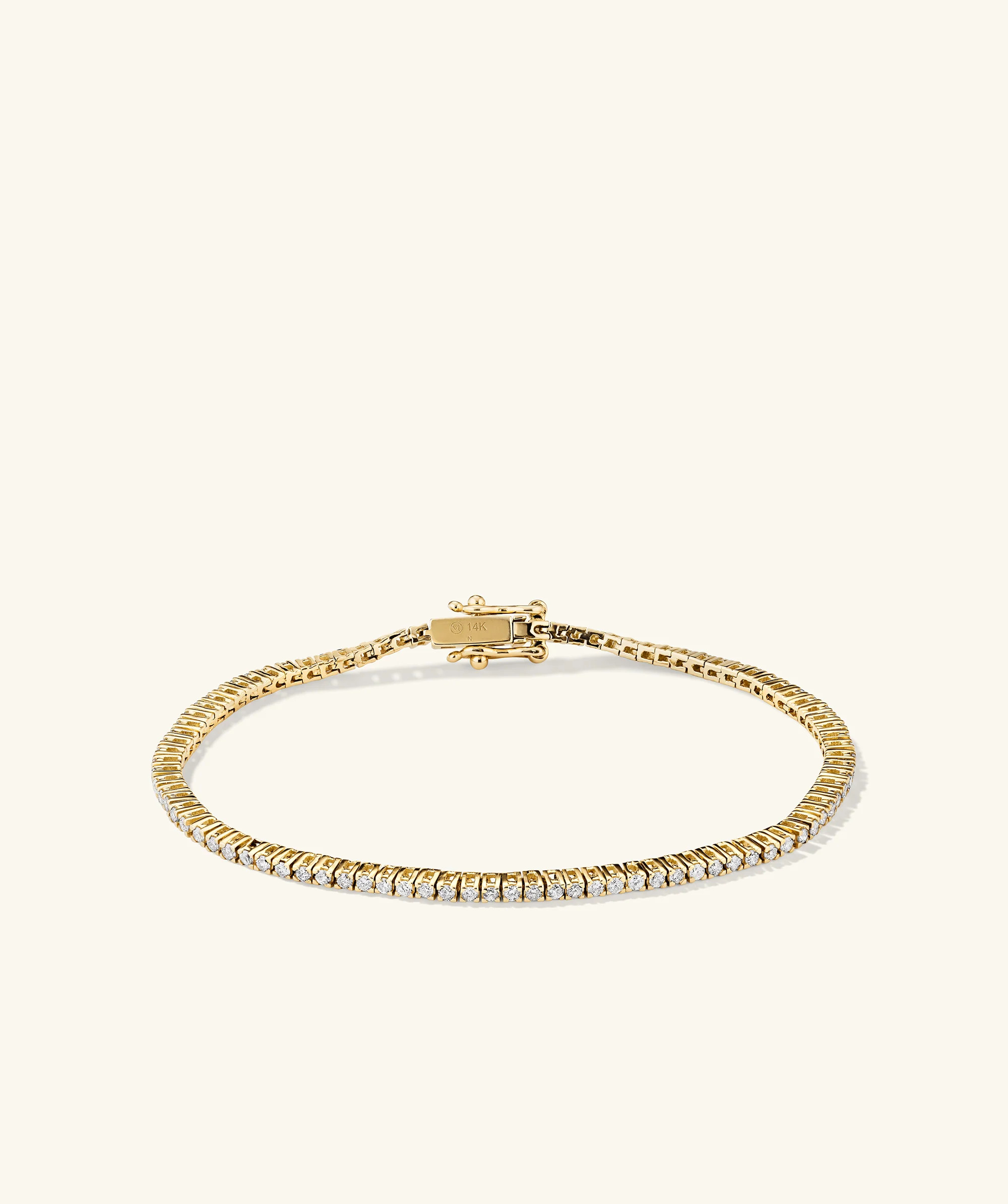 Diamond Tennis Bracelet 1.3mm | Mejuri Fine Crew