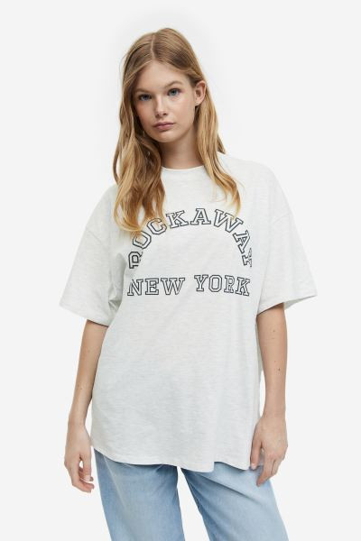 Oversized Printed T-shirt | H&M (US + CA)