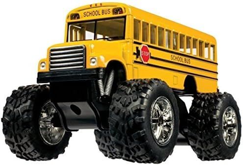5" Monster School Bus Pull-Back Toy | Amazon (US)