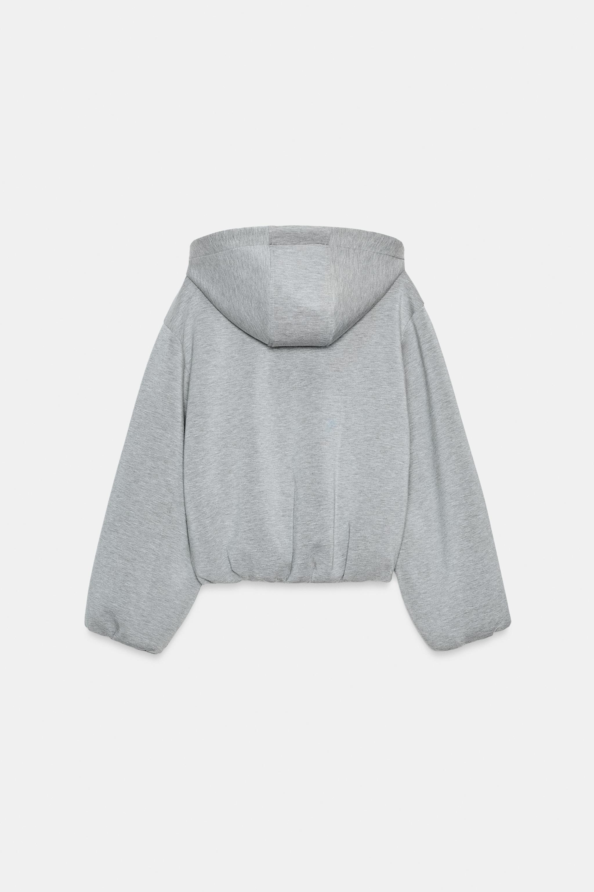HOODED BOMBER SWEATSHIRT | Zara US