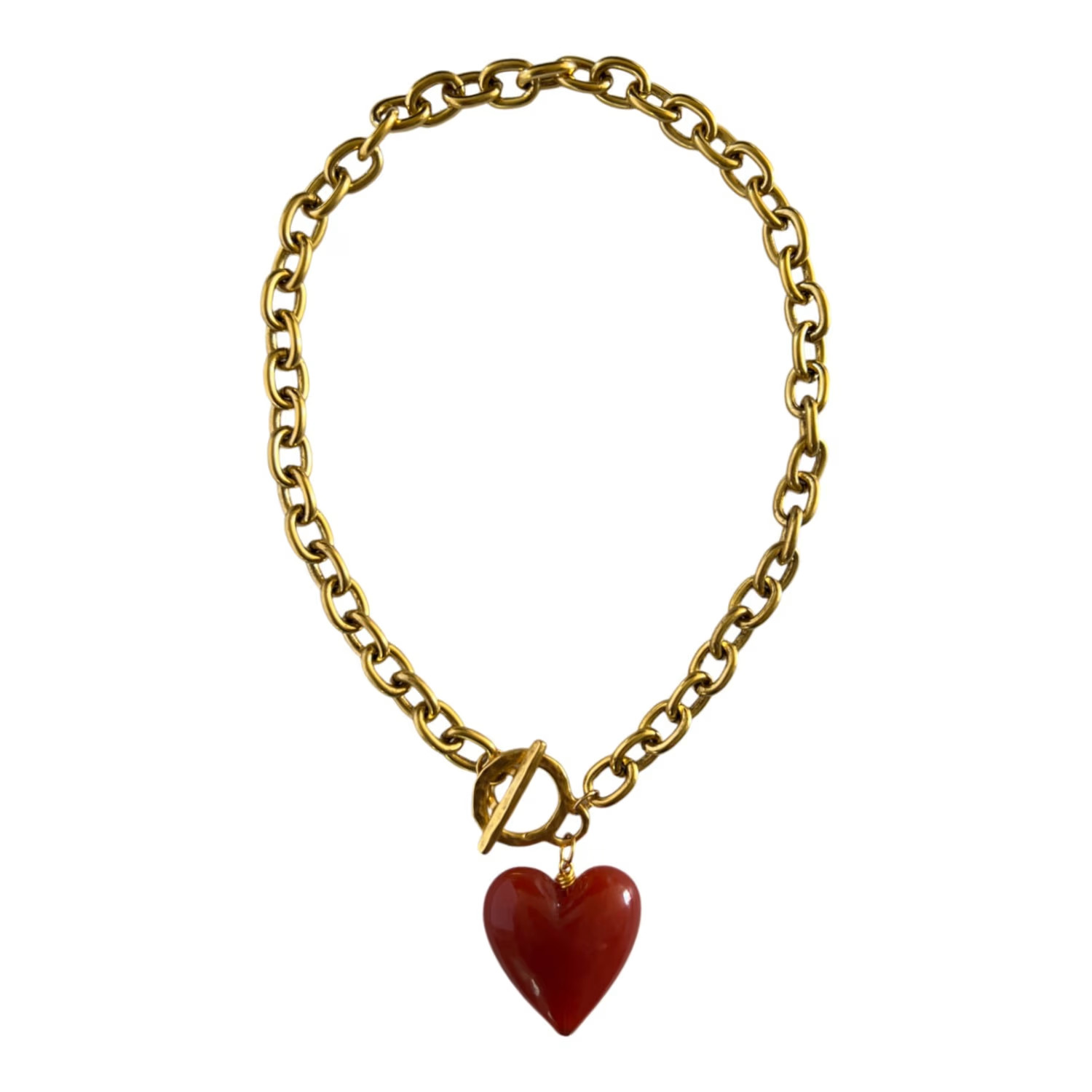 Amore Heart Necklace - Cuore Red | Wolf & Badger