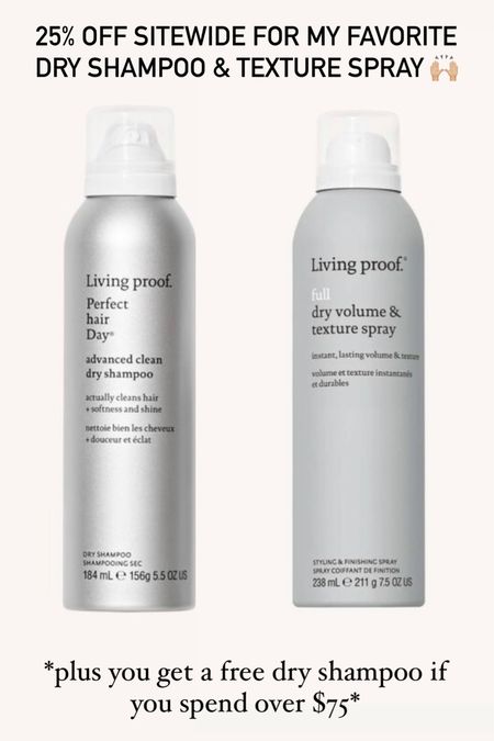 Living proof Black Friday sale
Best dry shampoo
Best texturizing spray



#LTKbeauty #LTKCyberWeek #LTKGiftGuide