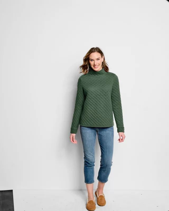 Quilted Mockneck Sweatshirt | Orvis (US)